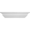 Ekena Millwork 22 3/4"W x 16 1/8"P x 4 1/2"H Classic Corner Shelf SH23X16X04CL